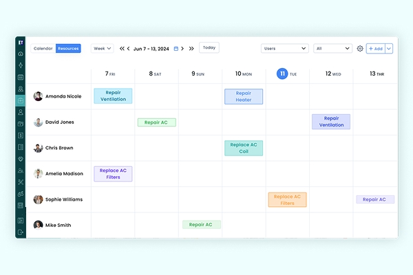 Eyeontask UI/UX screen